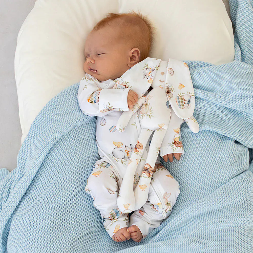 Snuggle Hunny Kids Unisex Onesie Flopsy Bunnies Organic Snugglesuit Convertible Romper