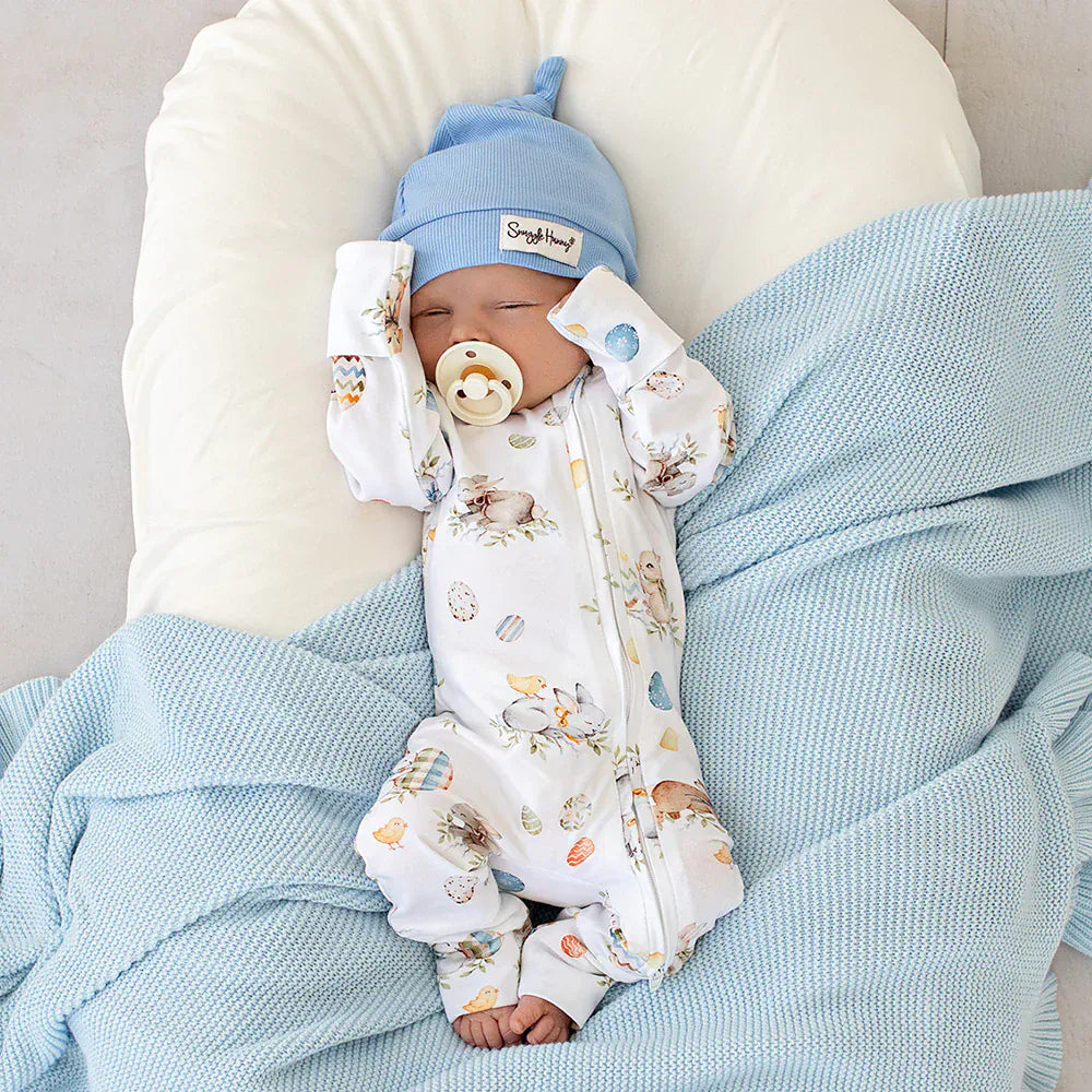 Snuggle Hunny Kids Unisex Onesie Flopsy Bunnies Organic Snugglesuit Convertible Romper