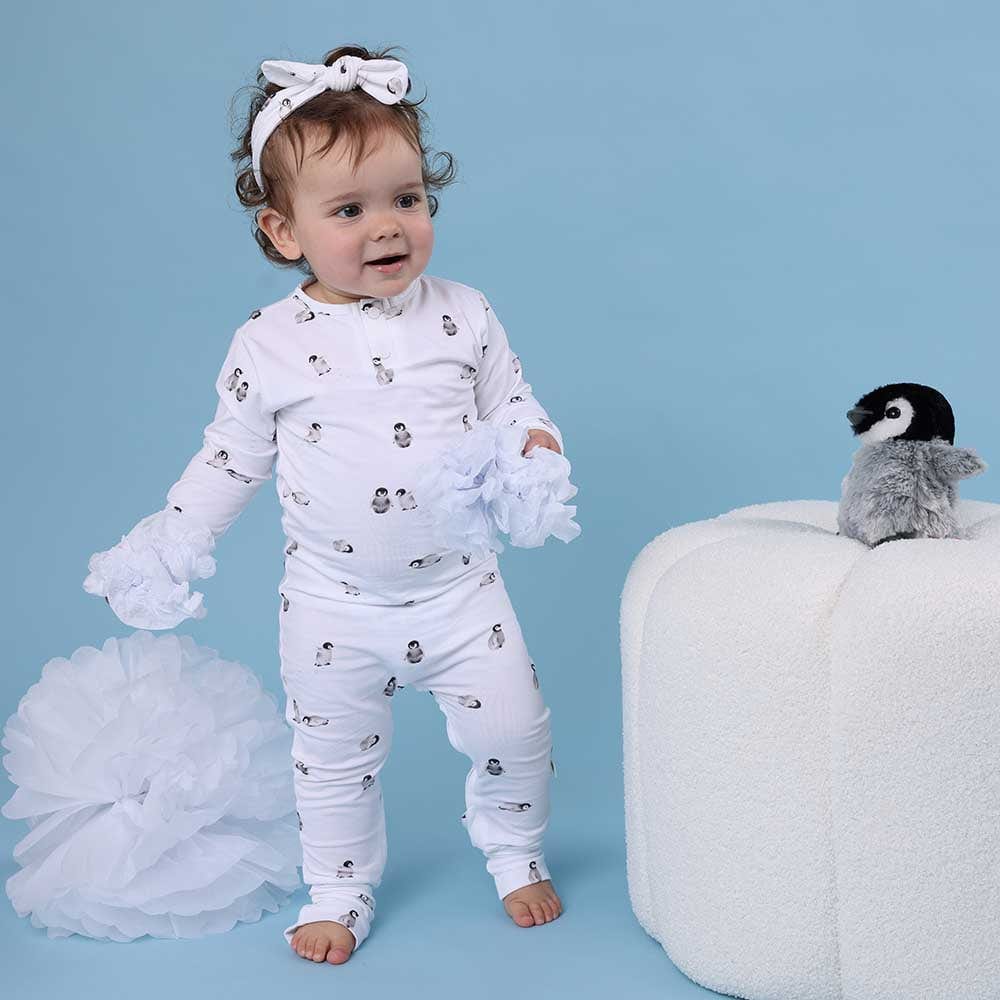 Snuggle Hunny Kids Unisex Onesie Penguin Organic Growsuit