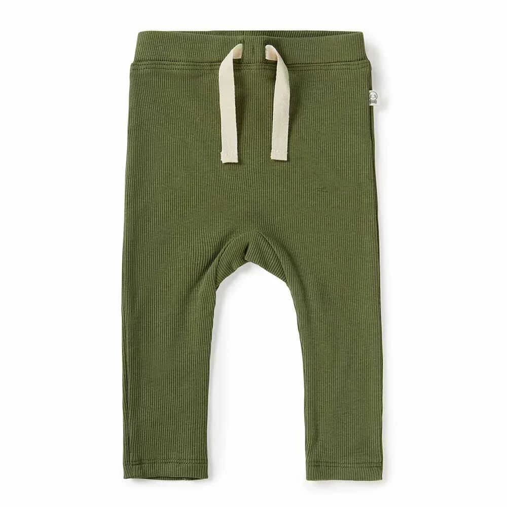 Snuggle Hunny Kids Unisex Pant Olive Pants