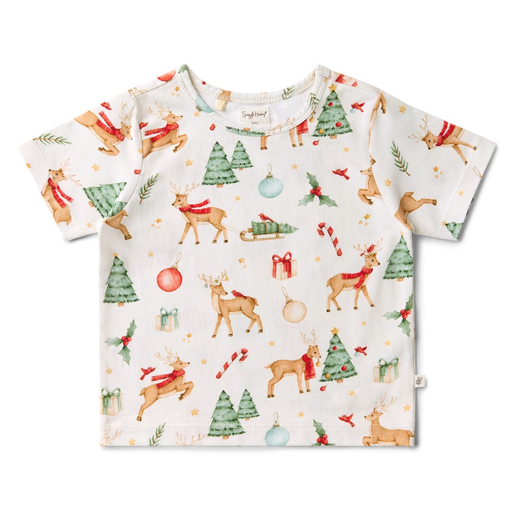 Snuggle Hunny Kids Unisex Sleepware Prancer & Friends Organic Kids PJ Set