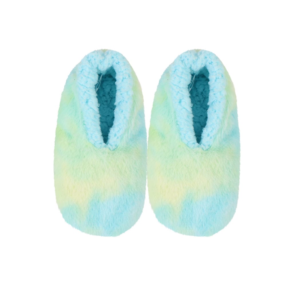 SnuggUps Unisex Shoes SnuggUps Kids Blue Tie Dye Slippers