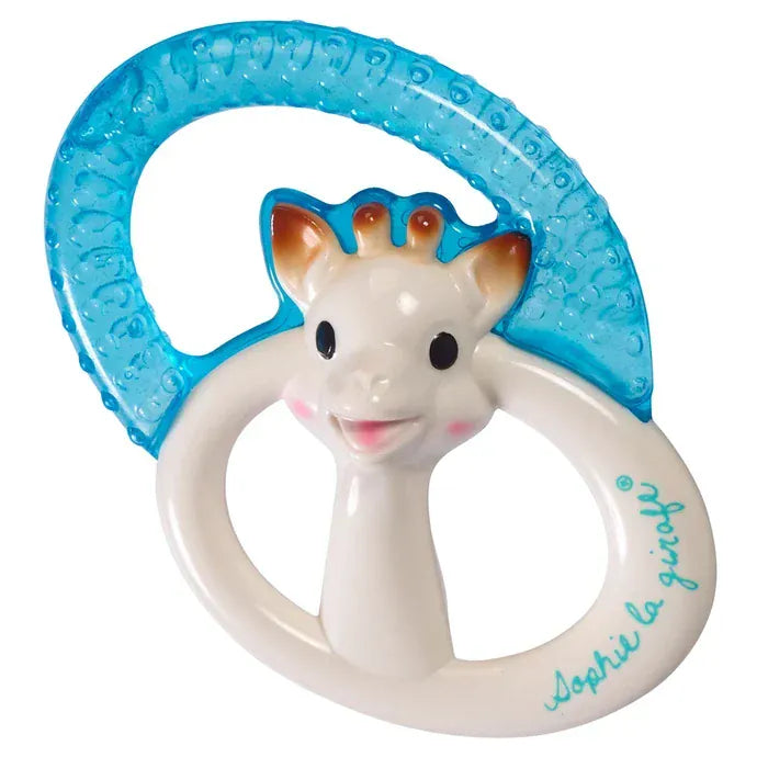 Sophie the Giraffe Cooling Teething Ring by Sophie la Giraffe, soft rubber baby teether with cooling features for soothing gums