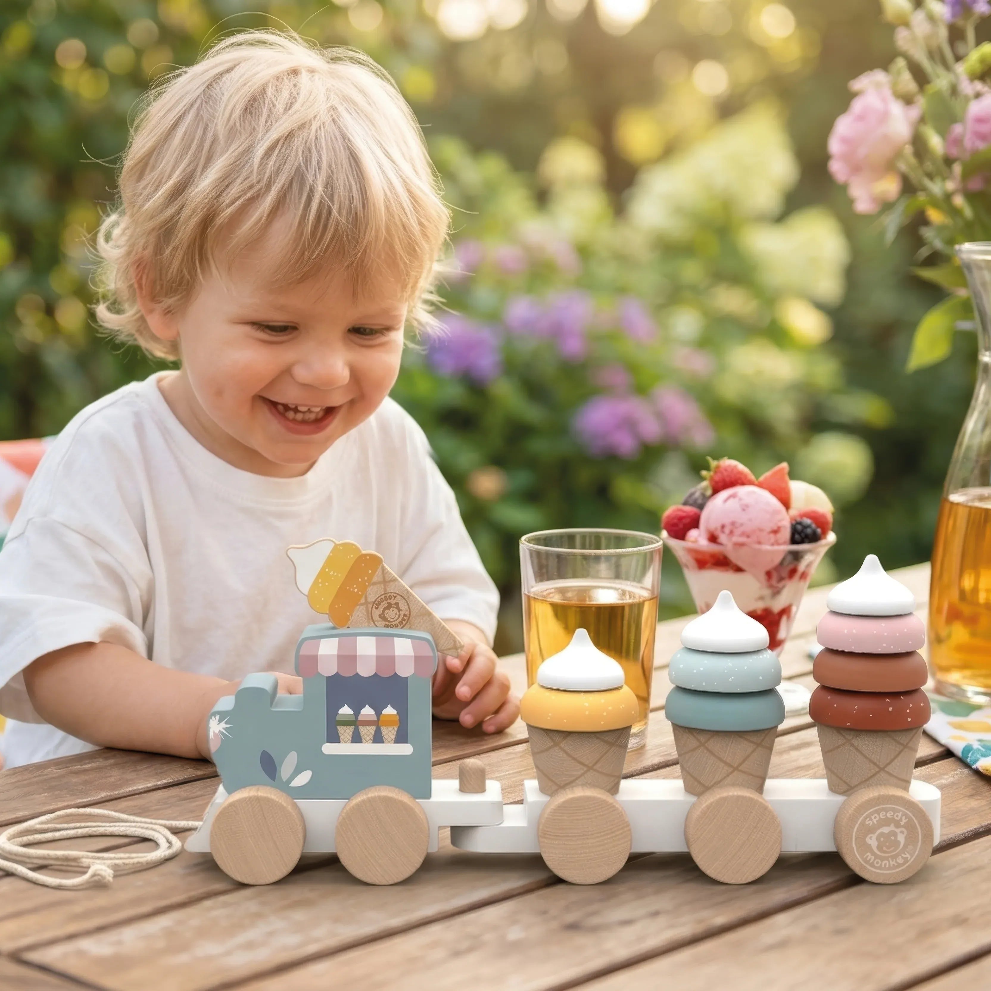 Speedy Monkey Toys Ice Cream Train
