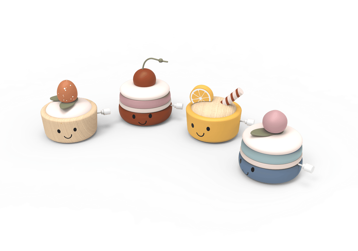 Speedy Monkey Toys Spinning Cupcake (Assorted)