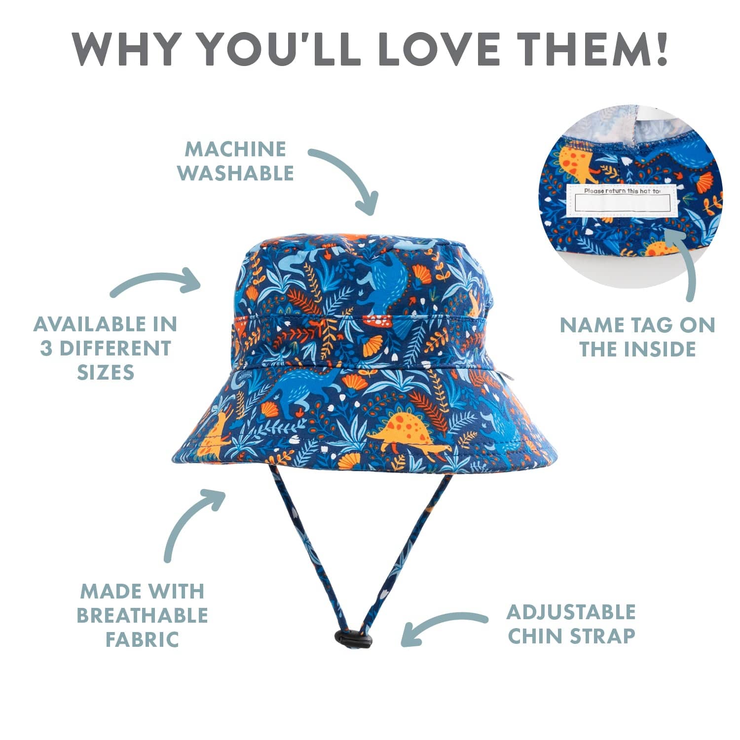 Splosh Accessories Hats Out & About Dinosaur Hat