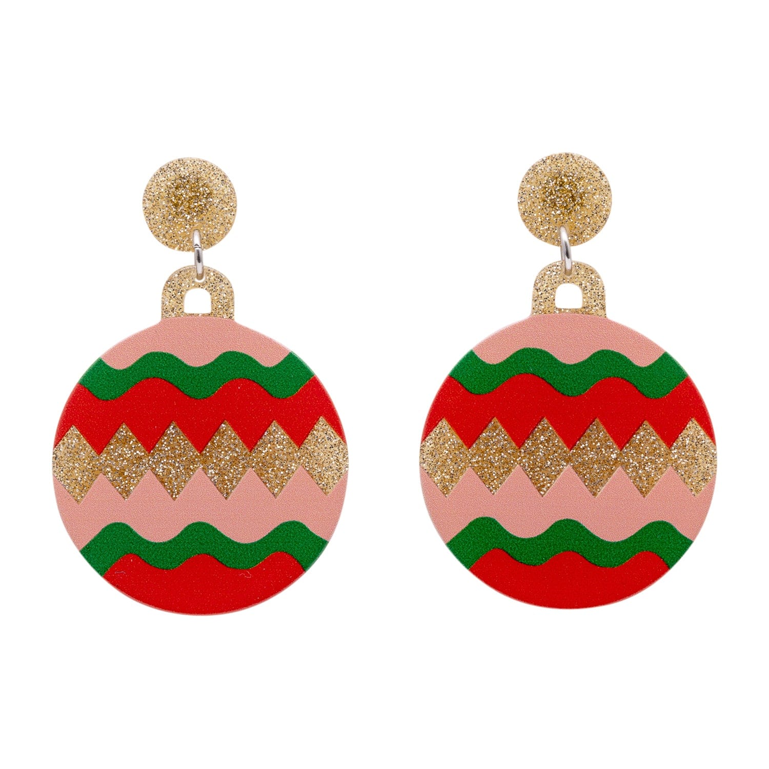 Splosh Girls Accessory Christmas Ornament Earrings