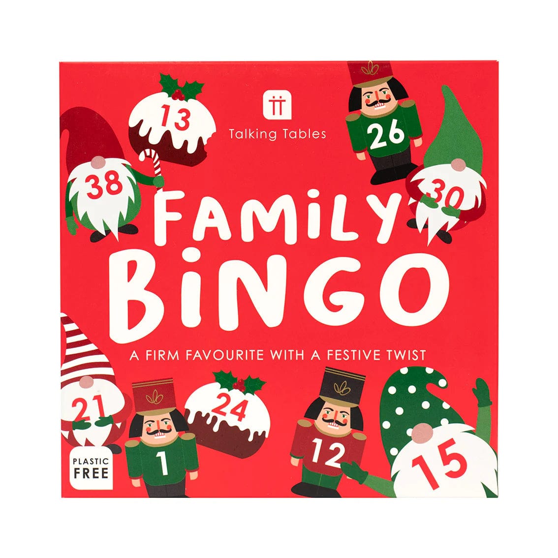 Talking Tables Toys Christmas Family Bingo Game