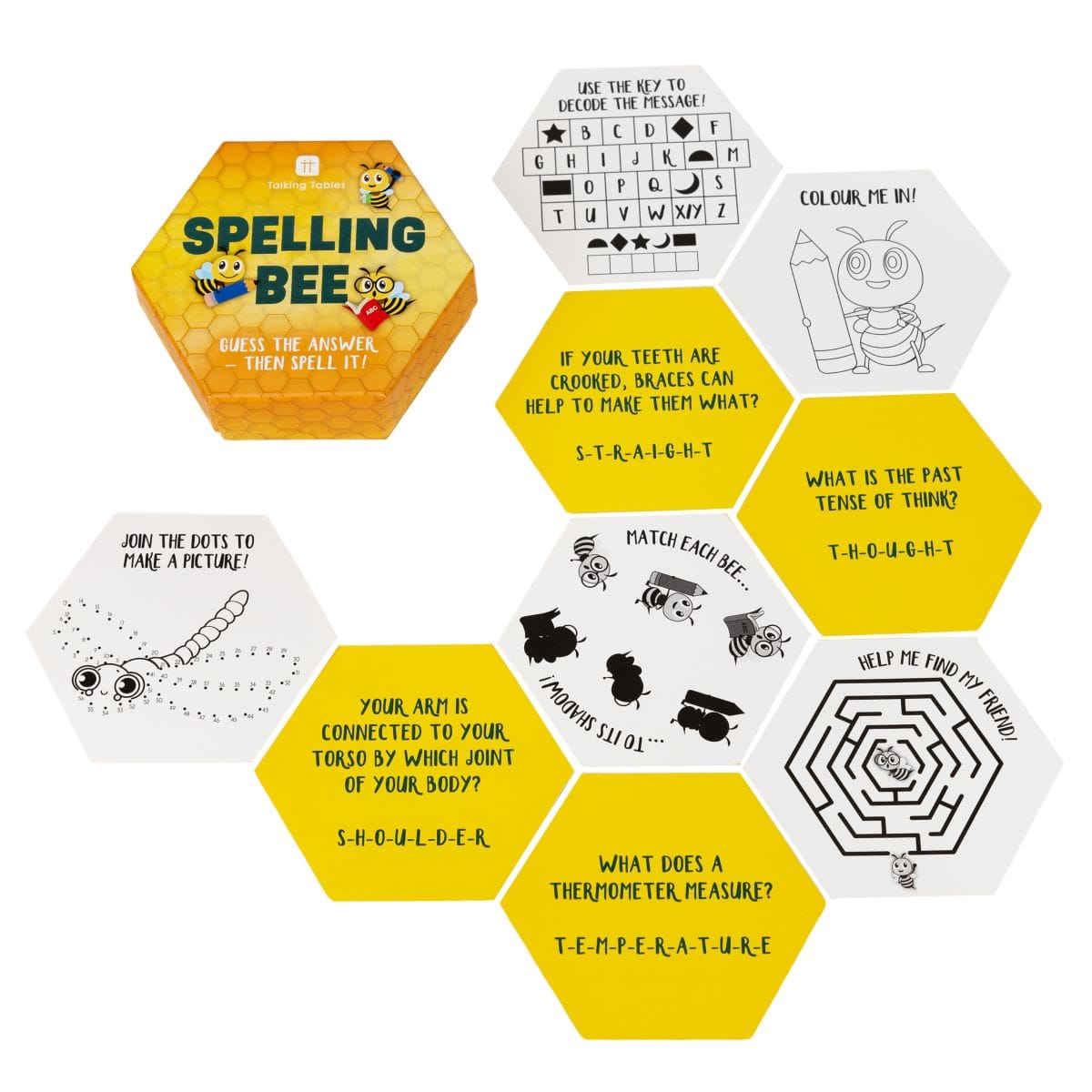 Talking Tables Toys Spelling Bee Game