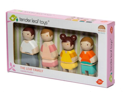 Tender Leaf Toys Toys The Leaf Family - 4 Wooden People
