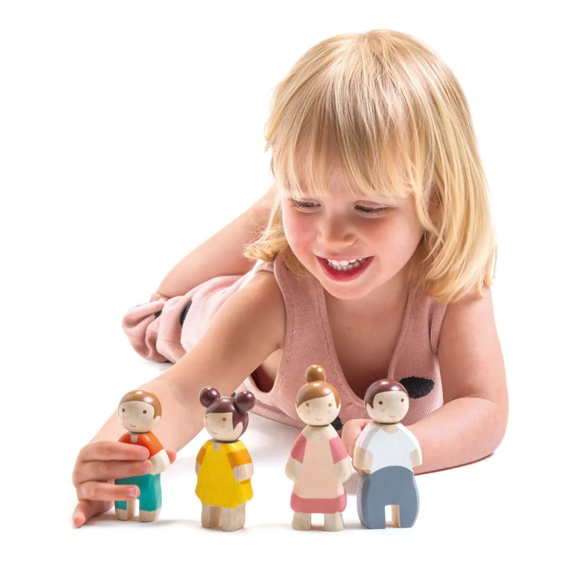 Tender Leaf Toys Toys The Leaf Family - 4 Wooden People