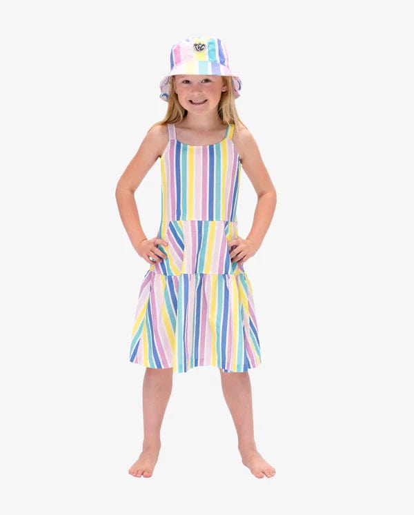 The Girl Club Dresses Summer Stripe Ice Cream Dress