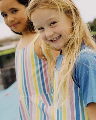 The Girl Club Dresses Summer Stripe Ice Cream Dress