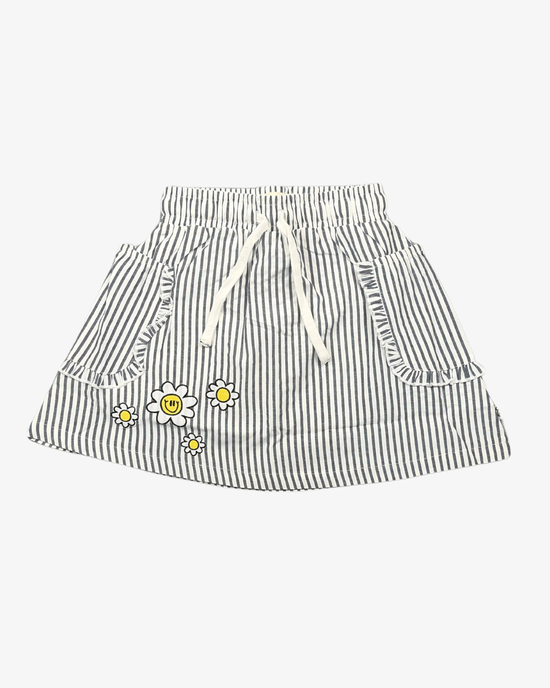 The Girl Club Girls Bottoms 2/3Y Navy Stripe Skort
