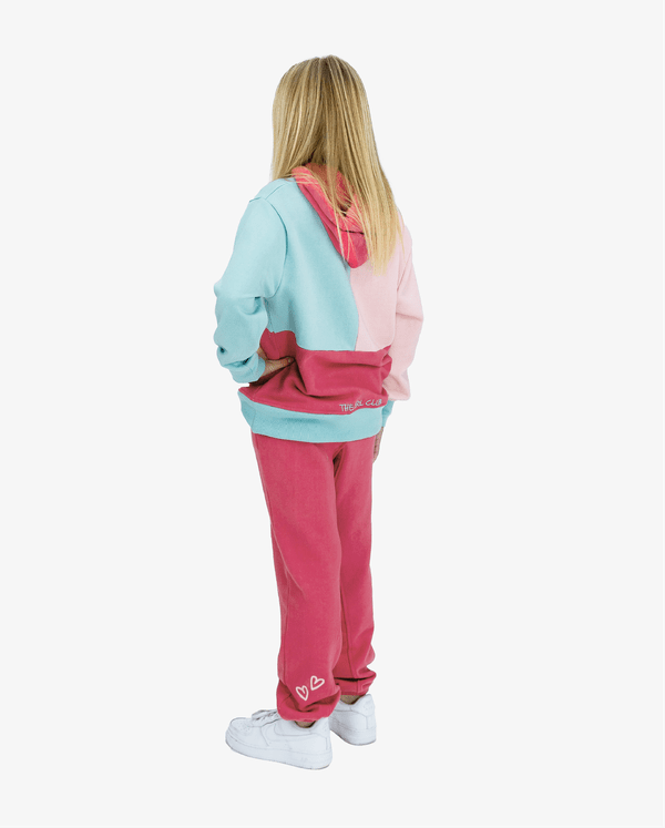 The Girl Club Girls Jacket Colour Block Hood