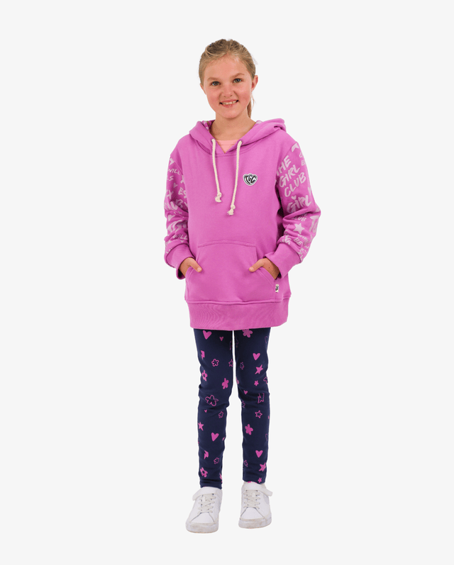 The Girl Club Girls Jumper 2/3Y Liatris Graffiti Hood