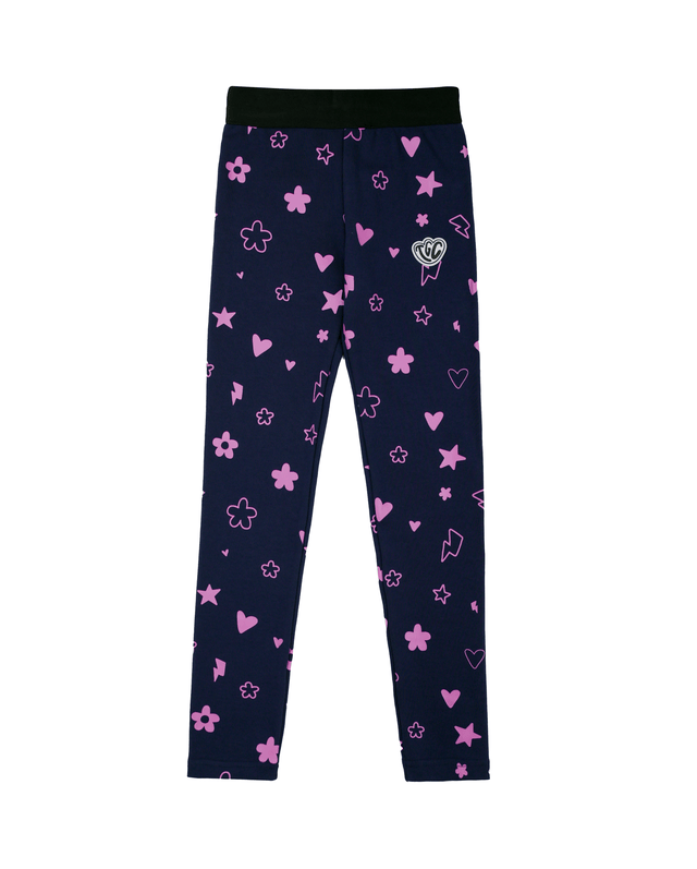 The Girl Club Girls Pants Navy Icon Leggings