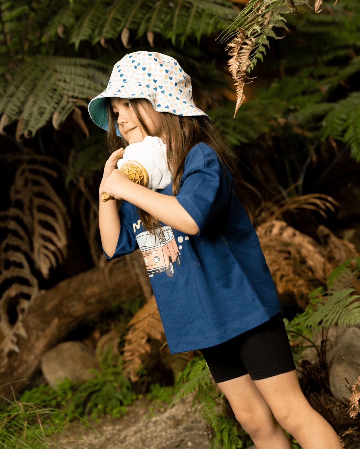 THE GIRL CLUB Hats THE COLLECTIBLES |Lucky Hearts Reversible Bucket Hat