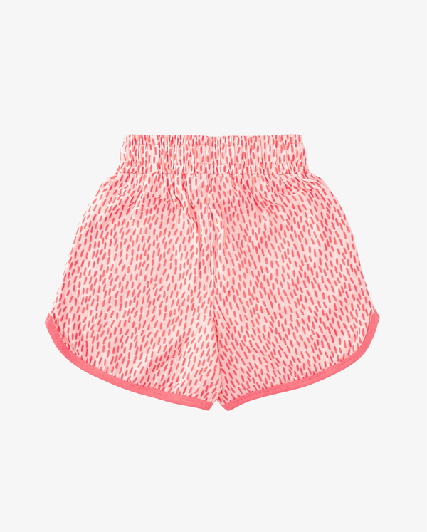 The Girl Club Shorts Coral Lollipop Muslin Shorts