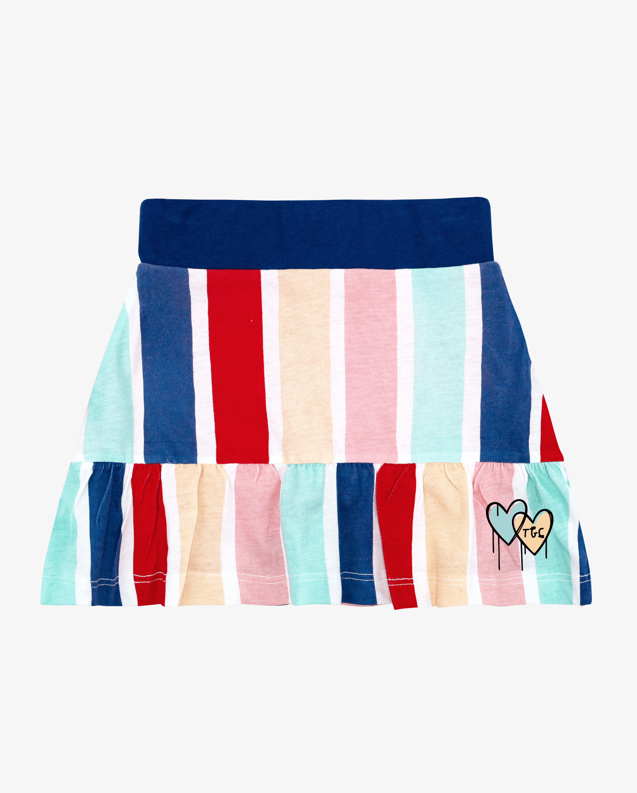 THE GIRL CLUB Shorts THE GIRL CLUB | Summer Stripe Skort