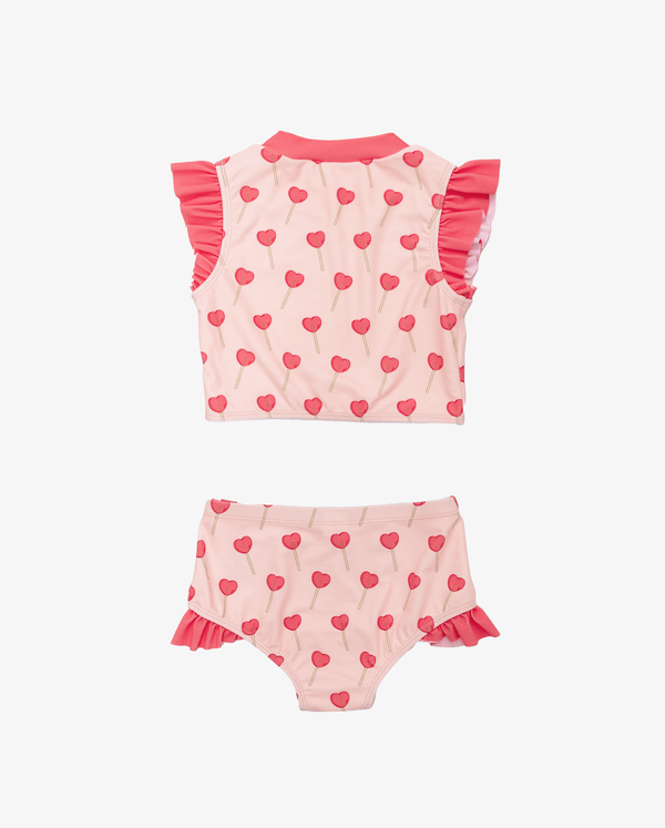 The Girl Club Swim Lollipop Crop Bikini Set