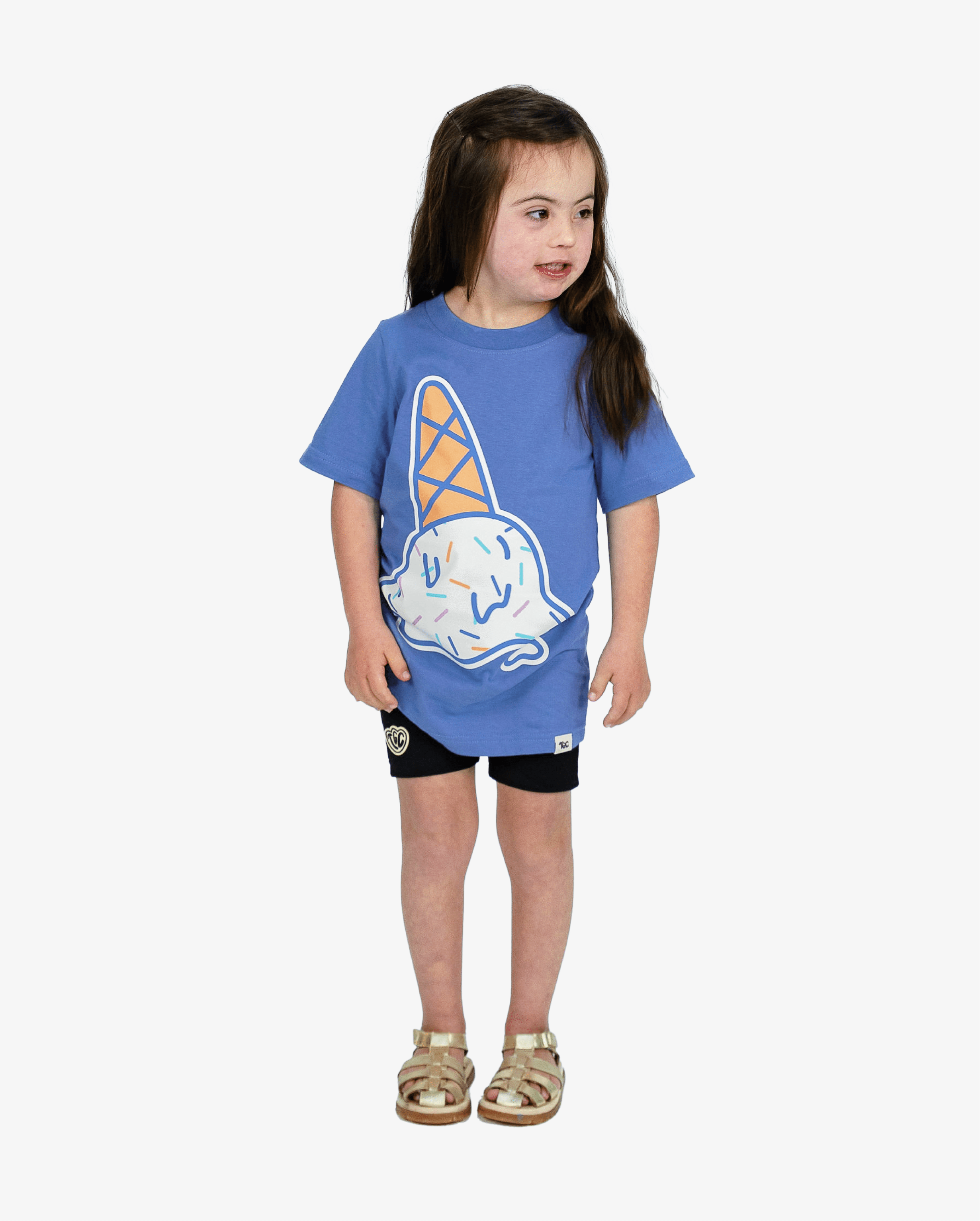 The Girl Club Tees Blue Ice Cream Tee