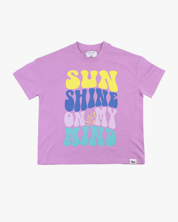 The Girl Club Tees Lilac Sunshine Relaxed Tee