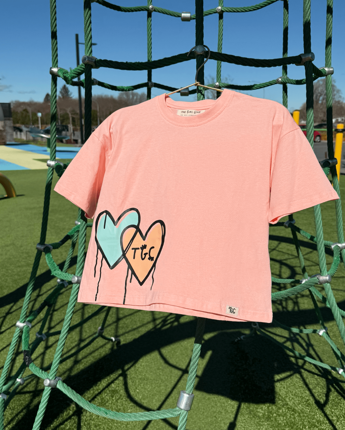 THE GIRL CLUB Tees THE GIRL CLUB | TGC Drippin Hearts Top