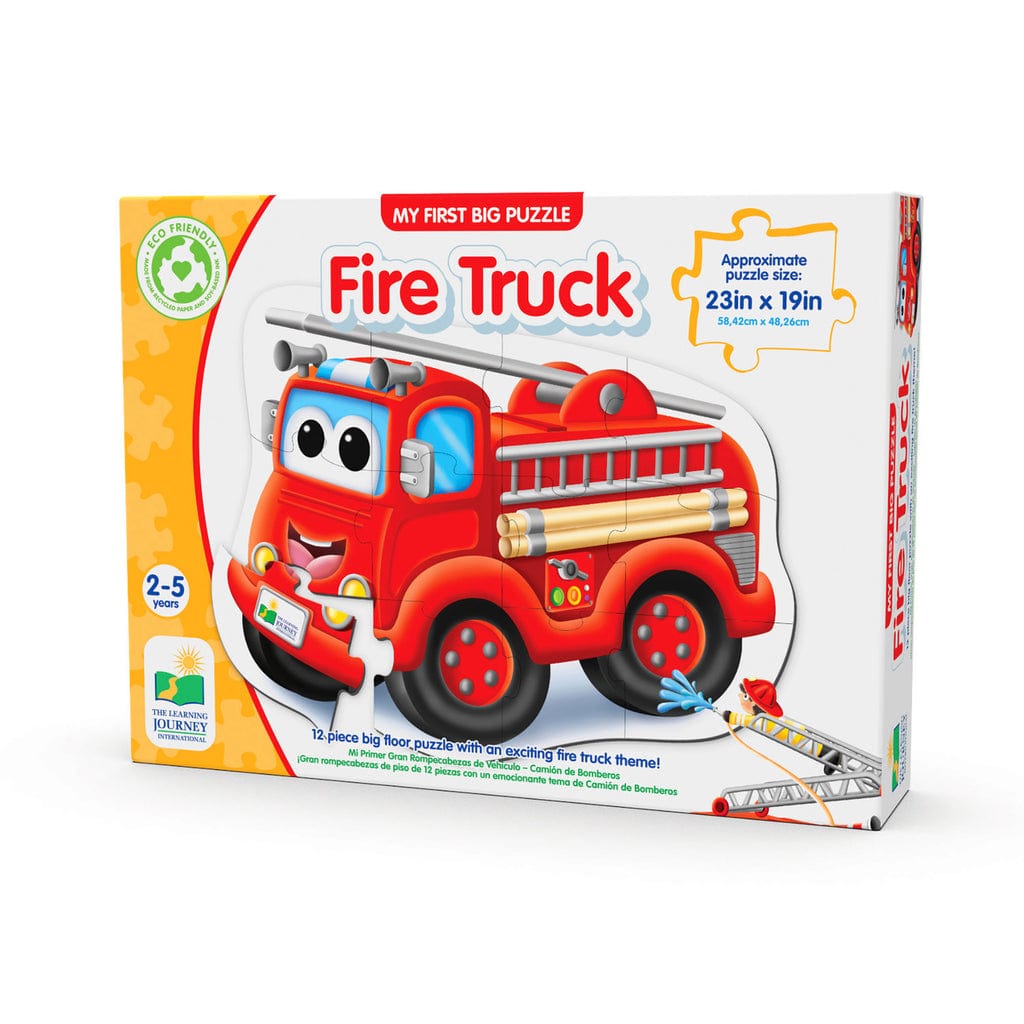 The Learning Journey Toys Fire Truck My First Big Floor Puzzle