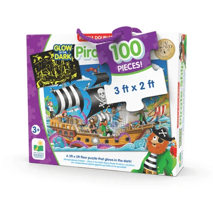 The Learning Journey Toys Pirate Ship Puzzle Double Glow in the Dark Puzzle