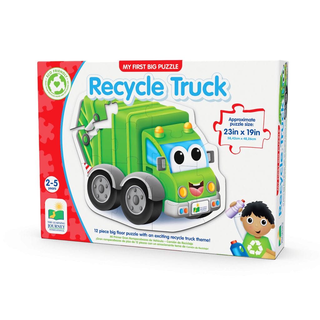 The Learning Journey Toys Recycle Truck My First Big Floor Puzzle