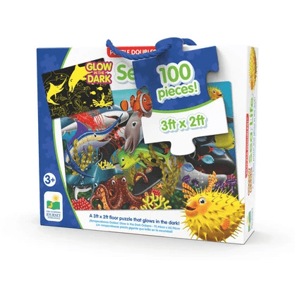 The Learning Journey Toys Sealife Puzzle Double Glow in the Dark Puzzle