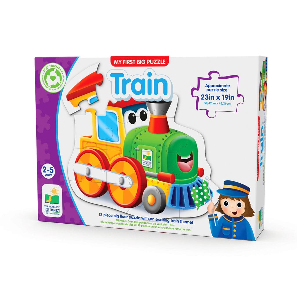 The Learning Journey Toys Train My First Big Floor Puzzle