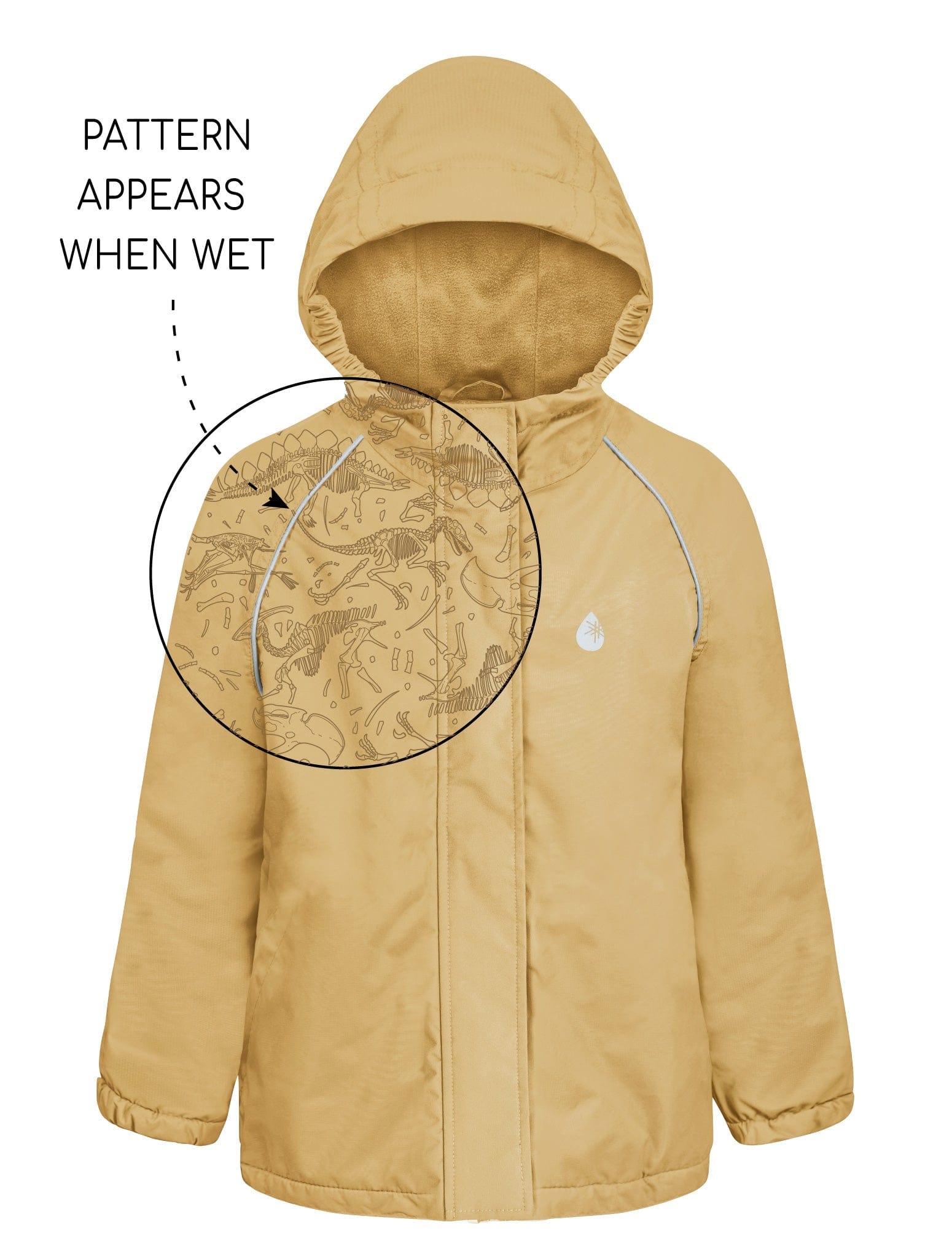 Therm Boy Jacket SplashMagic Storm Jacket - Sand | Dino Bones