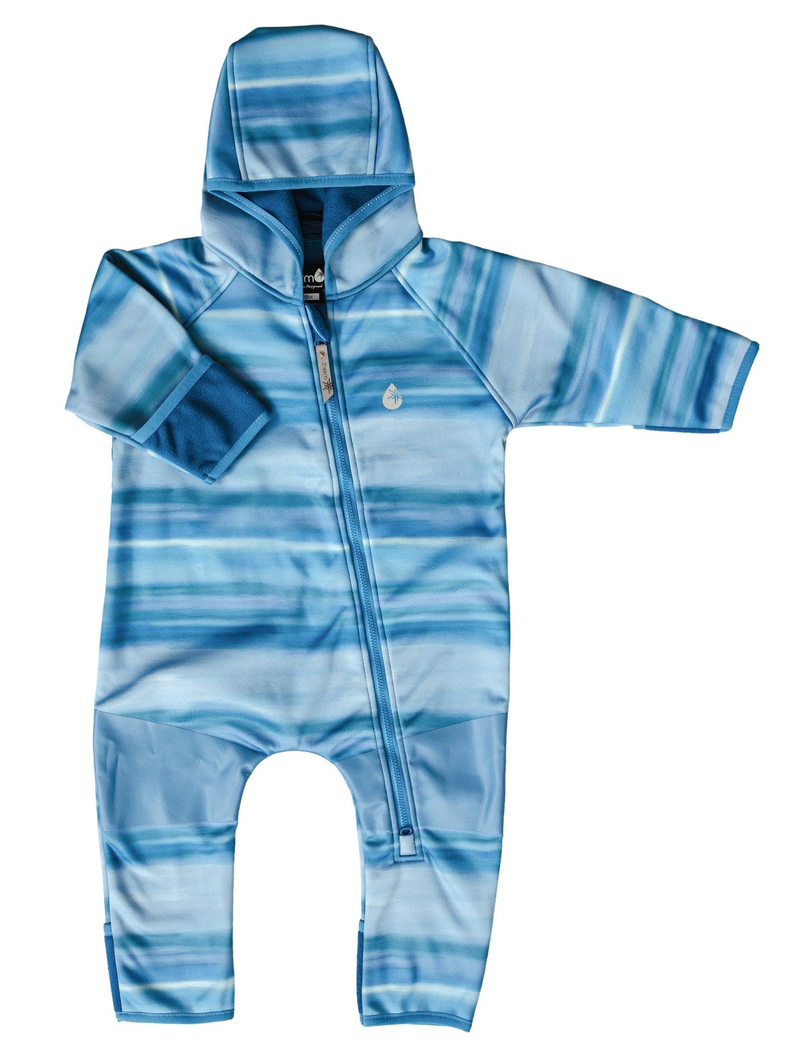 Therm Boys All In Ones All-Weather Fleece Onesie - Surf Horizon