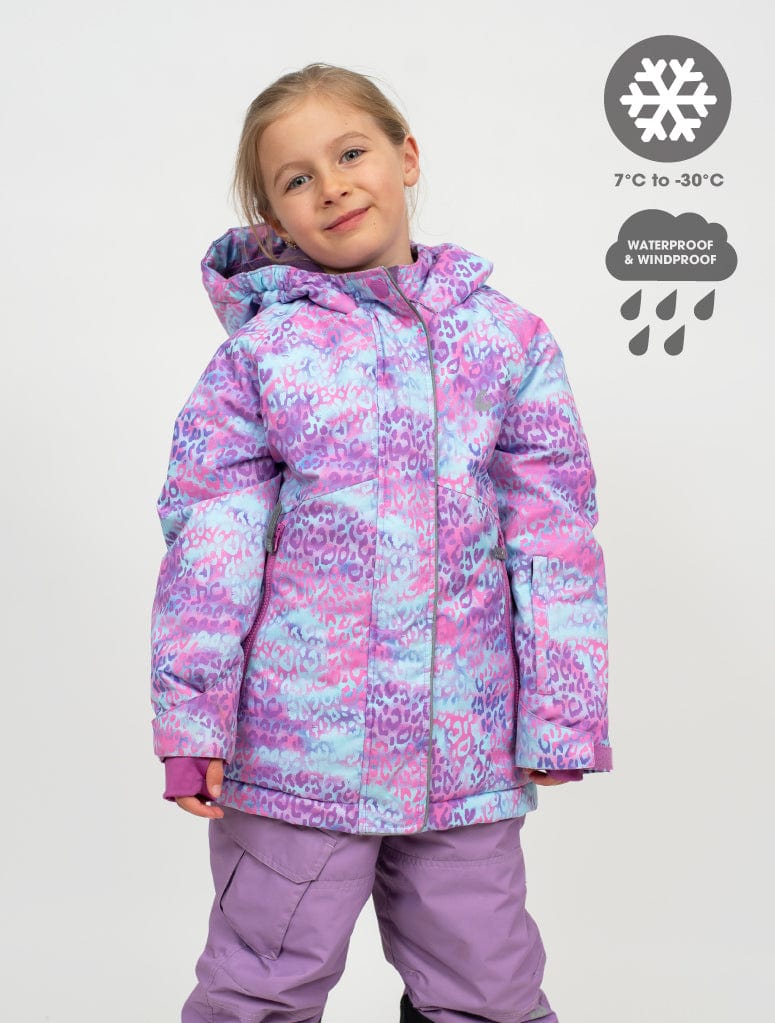 Therm Boys Jacket Snowrider Jacket - Rainbow Leopard