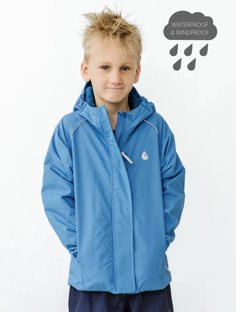 Therm Boys Jacket SplashMagic Rainshell - Tide Blue | Smiley