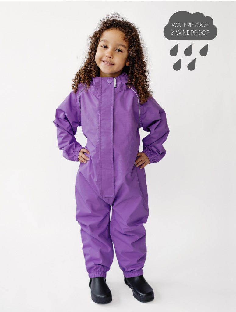 Therm Girls All In One 12-18M SplashMagic Rainsuit - Violet