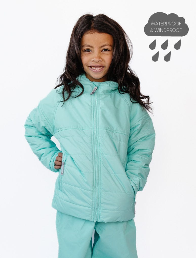 Therm Girls Jacket 2Y Hydracloud Puffer Jacket - Crystal Blue