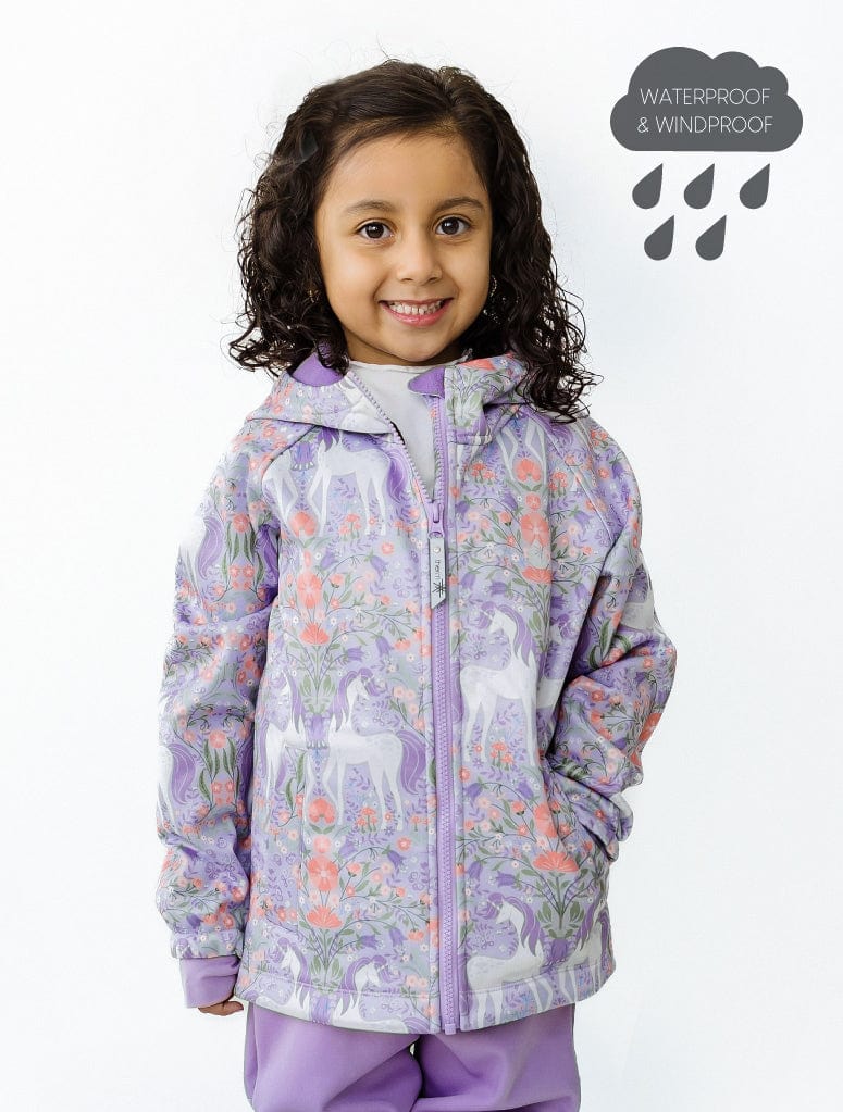 Therm Girls Jacket All-Weather Hoodie - Mystic Garden