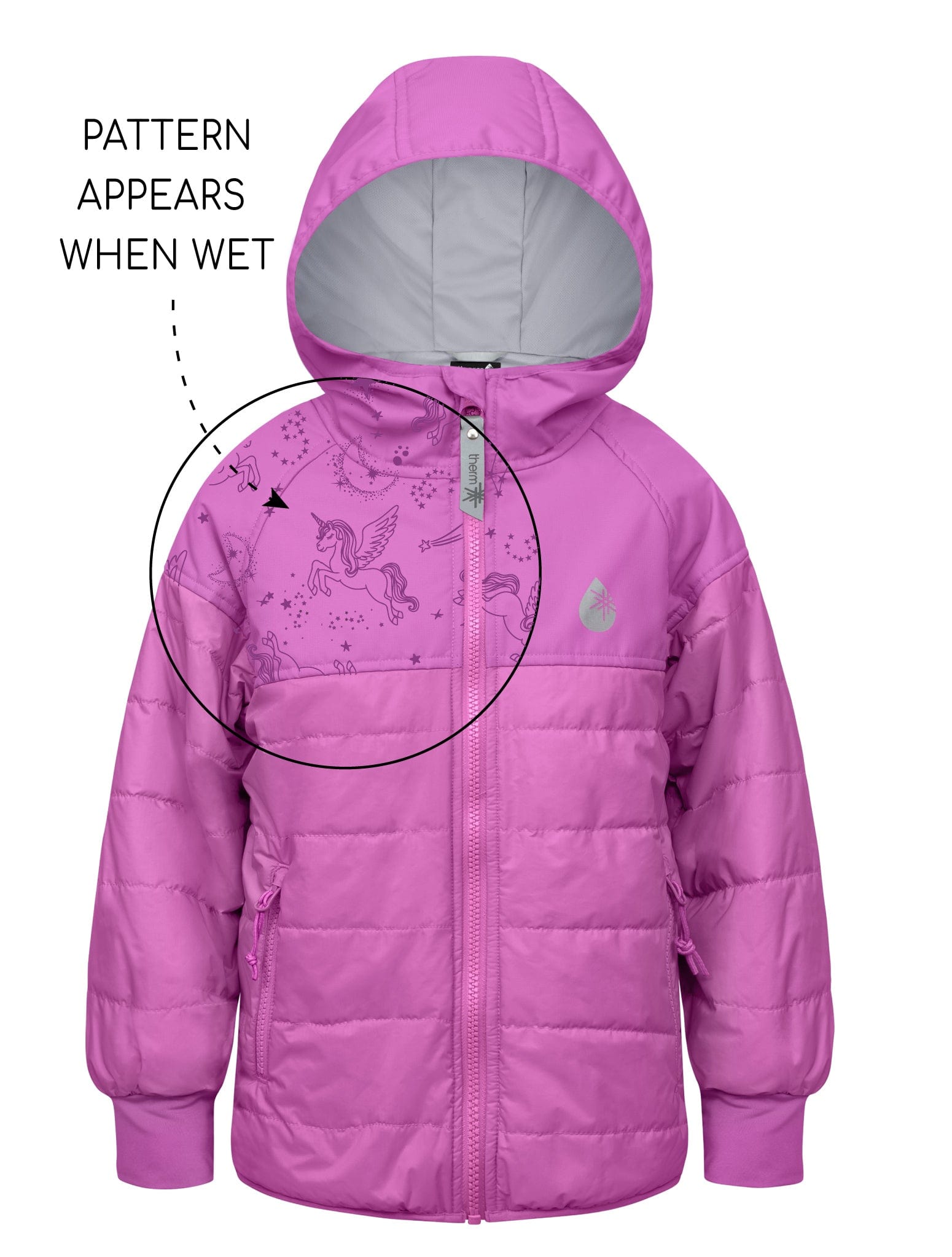 Therm Girls Jacket Hydracloud Puffer Jacket - Berry