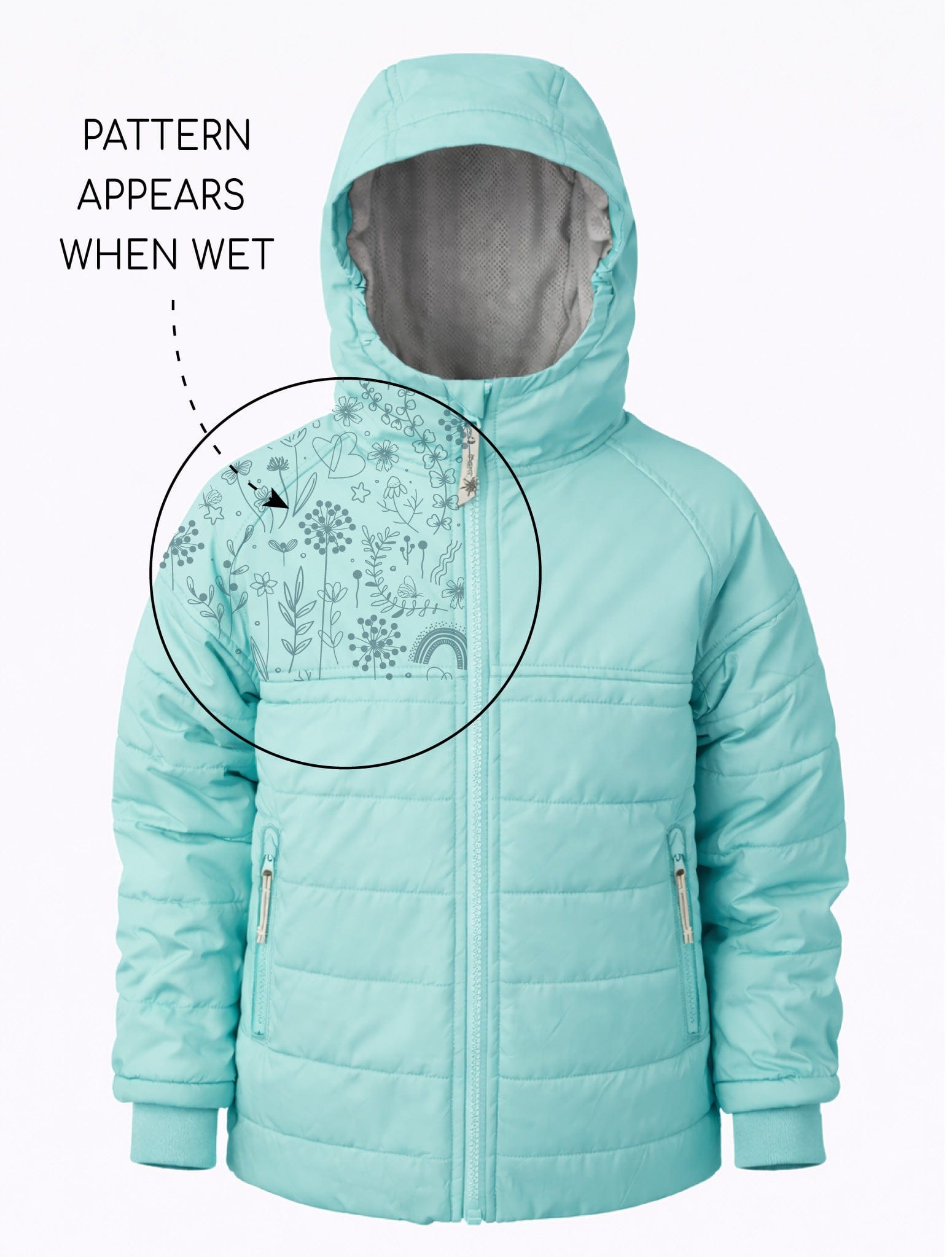 Therm Girls Jacket Hydracloud Puffer Jacket - Crystal Blue