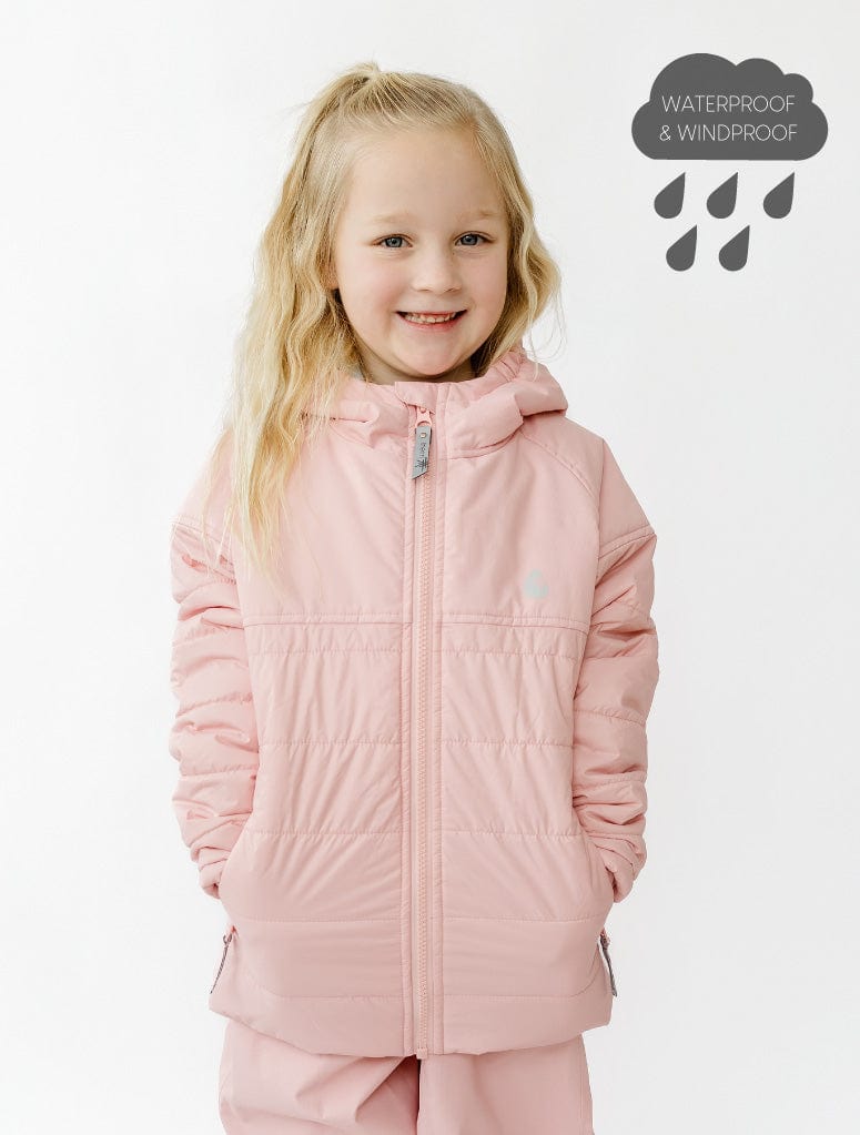 Therm Girls Jacket Hydracloud Puffer Jacket - Dusky Pink | Celestial Unicorn