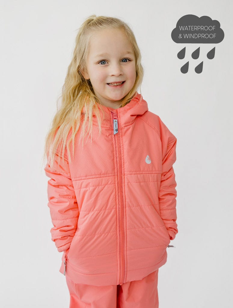 Therm Girls Jacket Hydracloud Puffer Jacket - Sorbet | Flower Power