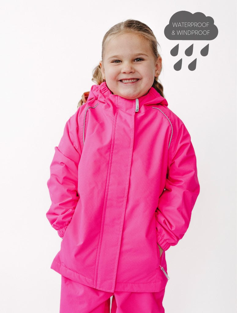 Therm Girls Jacket SplashMagic Rain Jacket - Neon Pink