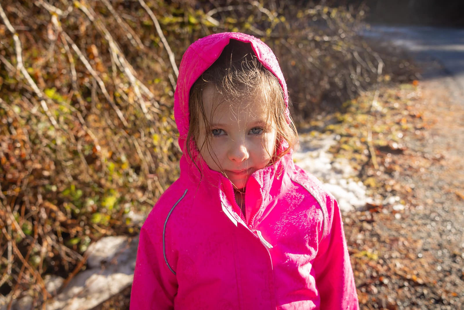 Therm Girls Jacket Splashmagic Rainshell - Neon Pink