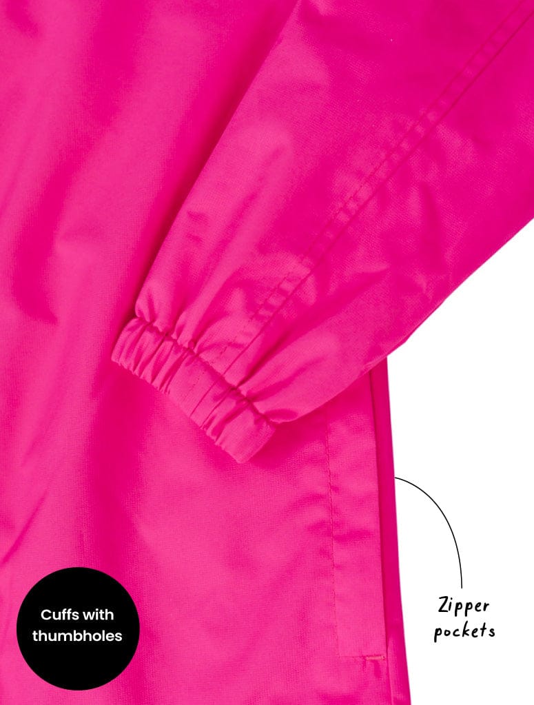 Therm Girls Jacket Splashmagic Rainshell - Neon Pink
