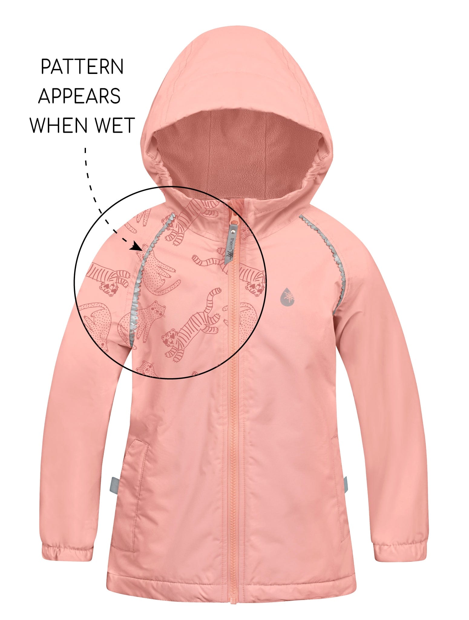 Therm Girls Jacket SplashMagic Storm Jacket - Apricot Blush