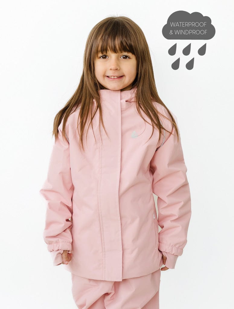 Therm Girls Jacket SplashMagic Storm Jacket - Dusky Pink | Celestial Unicorn