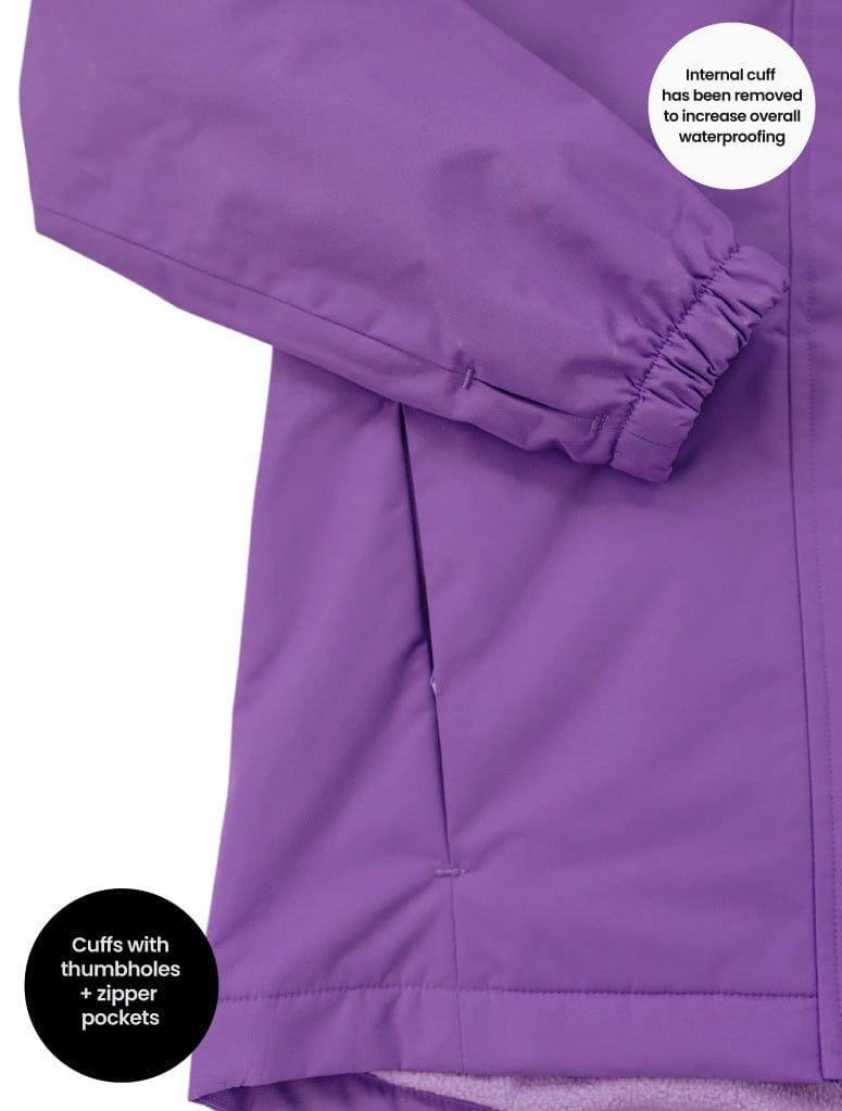 Therm Girls Jacket Splashmagic Storm Jacket - Violet